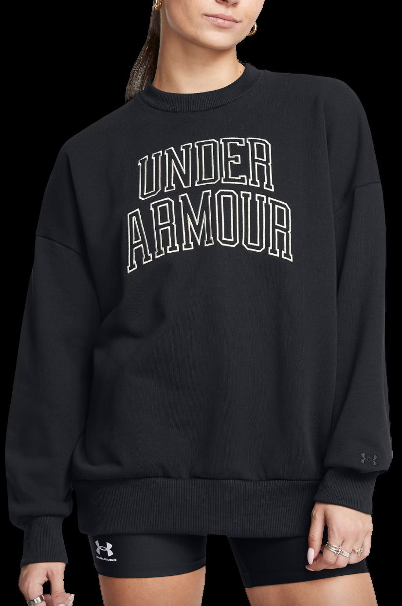 Суитчър Under Armour Crewneck Sweatshirt Черно | 1386493-001