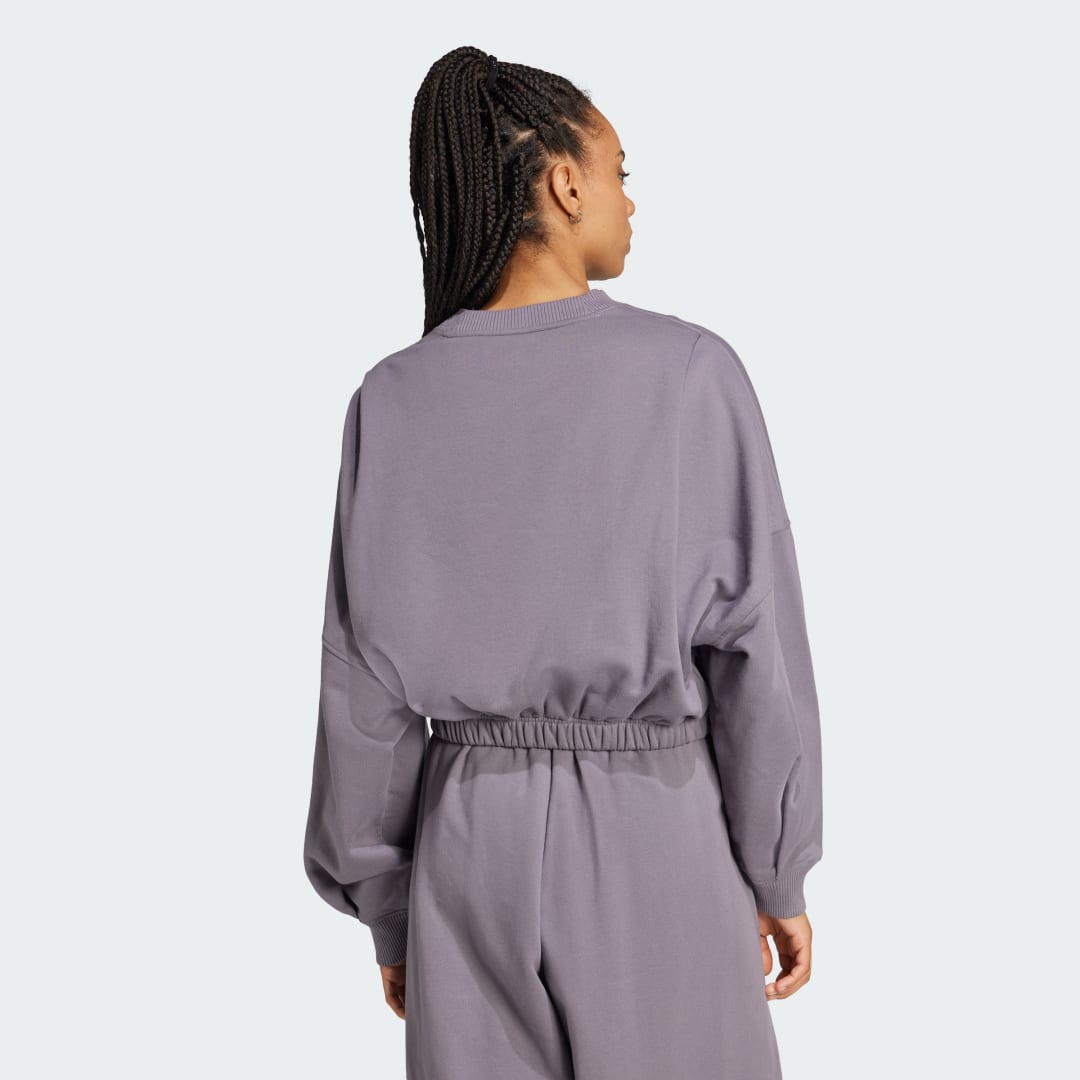 Суитчър adidas Performance Premium Essentials Oversized Лилаво | IY9709, 1