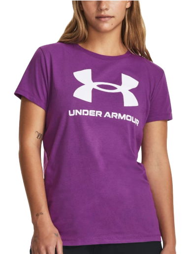 Тениска Under Armour Sportstyle Лилаво | 1356305-580