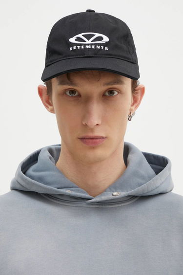 Шапка с козирка VETEMENTS Oval Logo Baseball Cap Черно | UA66CA100B, 1