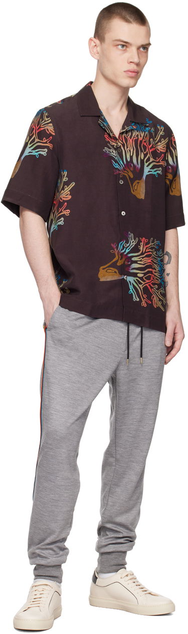 Риза Paul Smith Paul Smith Coral Print Shirt Кафяво | M1R-905U-K01924-79, 3