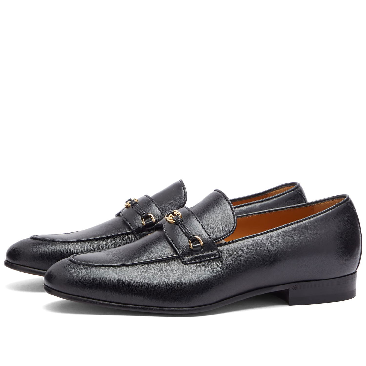 Кецове и обувки Gucci Men's Leather Loafer Black Черно | 738468-AABUV-1000, 0