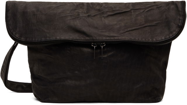 YOHJI YAMAMOTO Flap Leather Shoulder Bag