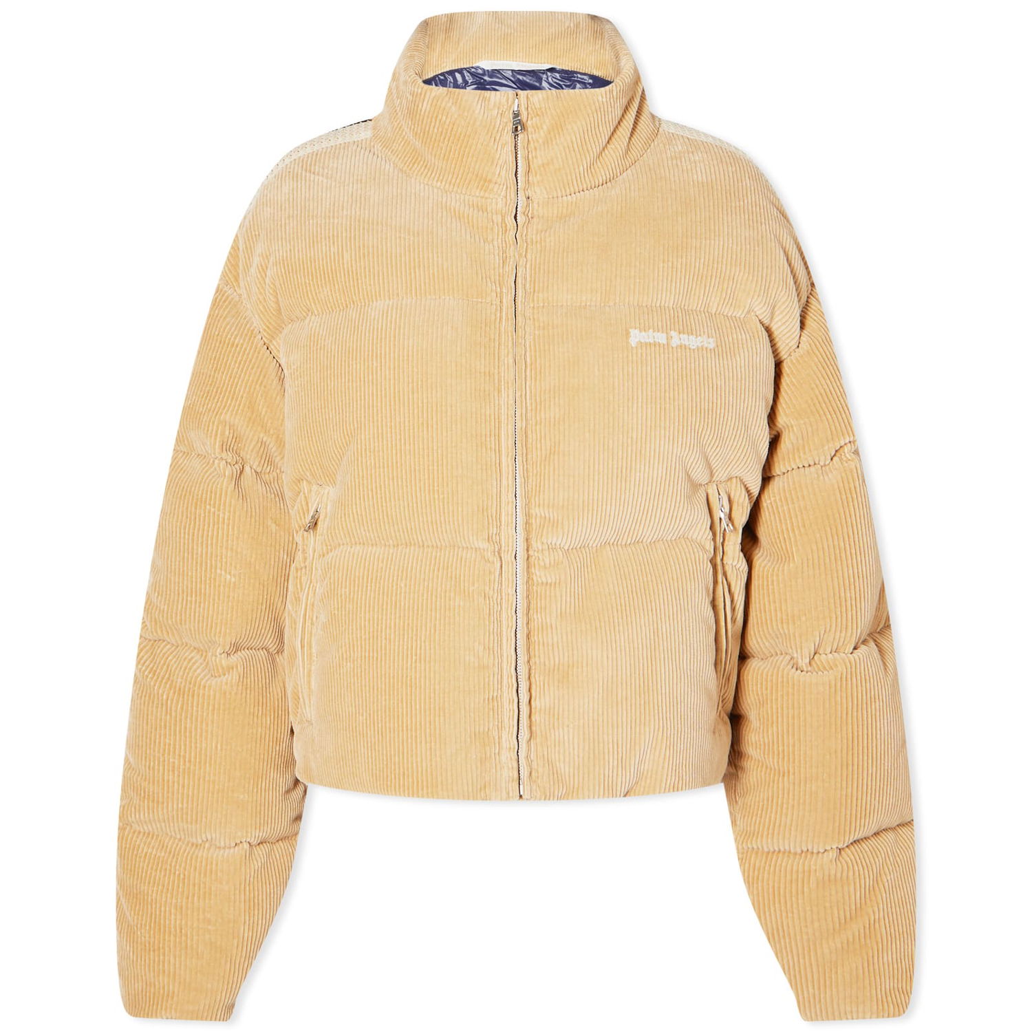Пухо яке Palm Angels Corduroy Cropped Down Jacket Бежово | PWED018F23FAB0026101, 0