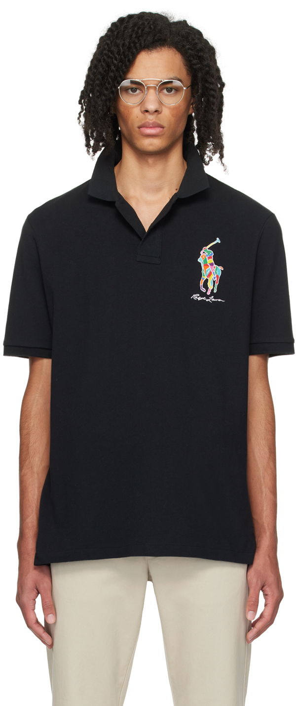 Поло тениска Polo by Ralph Lauren Classic Big Pony Polo Tee Черно | 710926413003