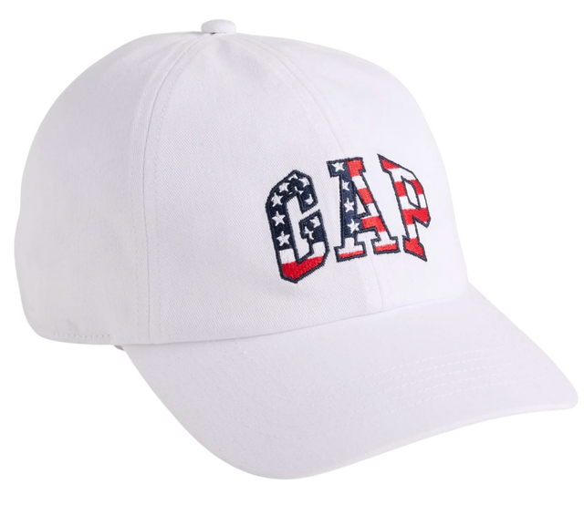 Embroidered American Flag Logo Cap