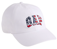 Embroidered American Flag Logo Cap