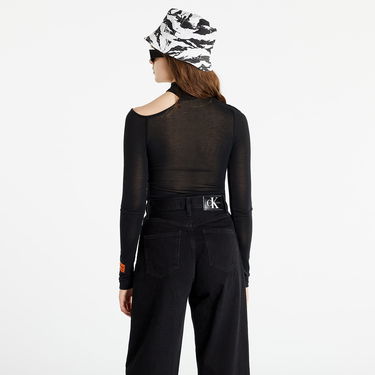 Тениска HERON PRESTON Cut Shoulder Mockneck Ctnmb Черно | HWAB023S22JER0011001, 3