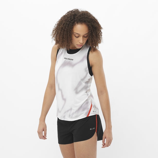 Потник Salomon S/LAB Speed Tank Top Бяло | LC2695400, 0