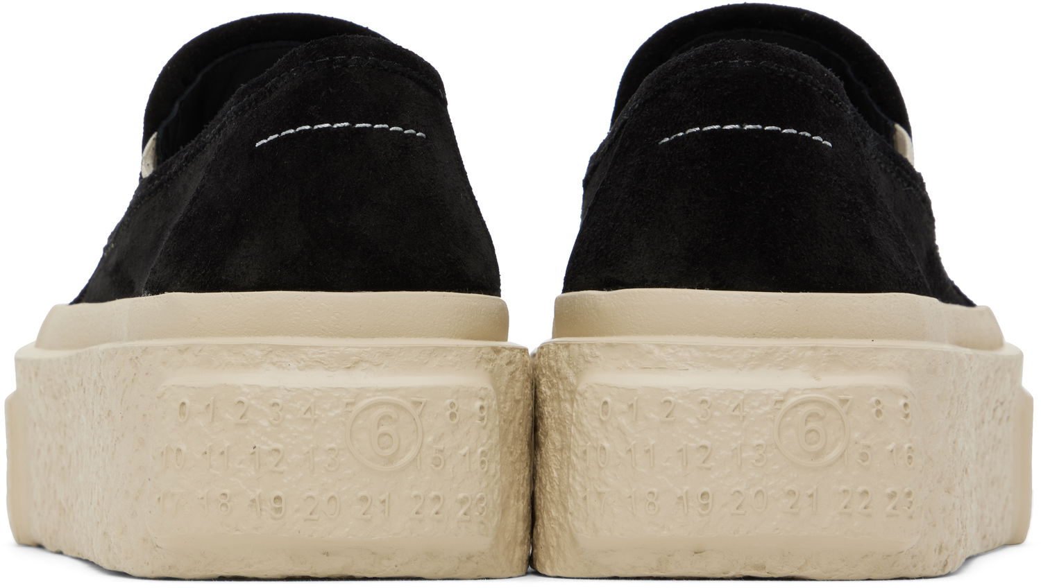 Кецове и обувки Maison Margiela MM6 Maison Margiela Platform Slip-Ons Черно | S59WS0238 P5246, 1