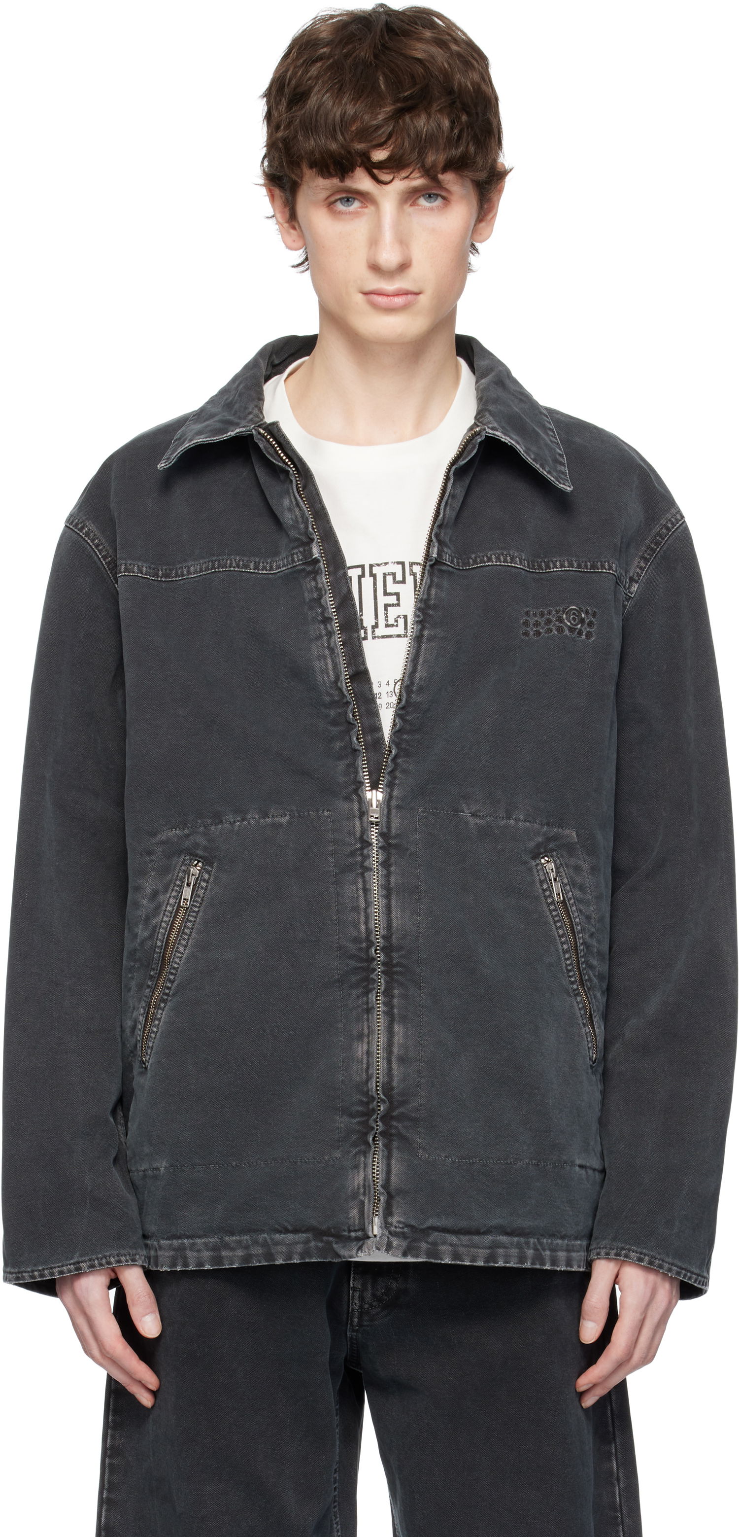 Яке Maison Margiela MM6 Maison Margiela Sports Jacket Черно | SH0AM0041 M35249, 0