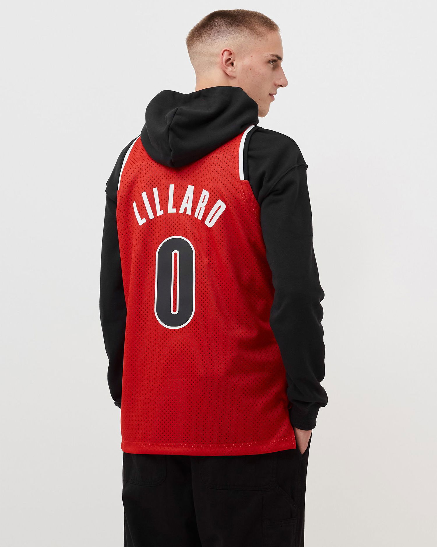 Фланелка Mitchell & Ness Mitchell & Ness Portland Blazers Retro Fan Edition Jersey Червено | SMJY3457-PTB12DLIUNRD, 1