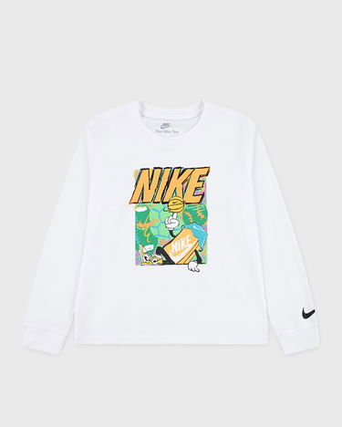 Тениска Nike Nike Long Sleeve T-Shirt Бяло | 86N322-001, 0
