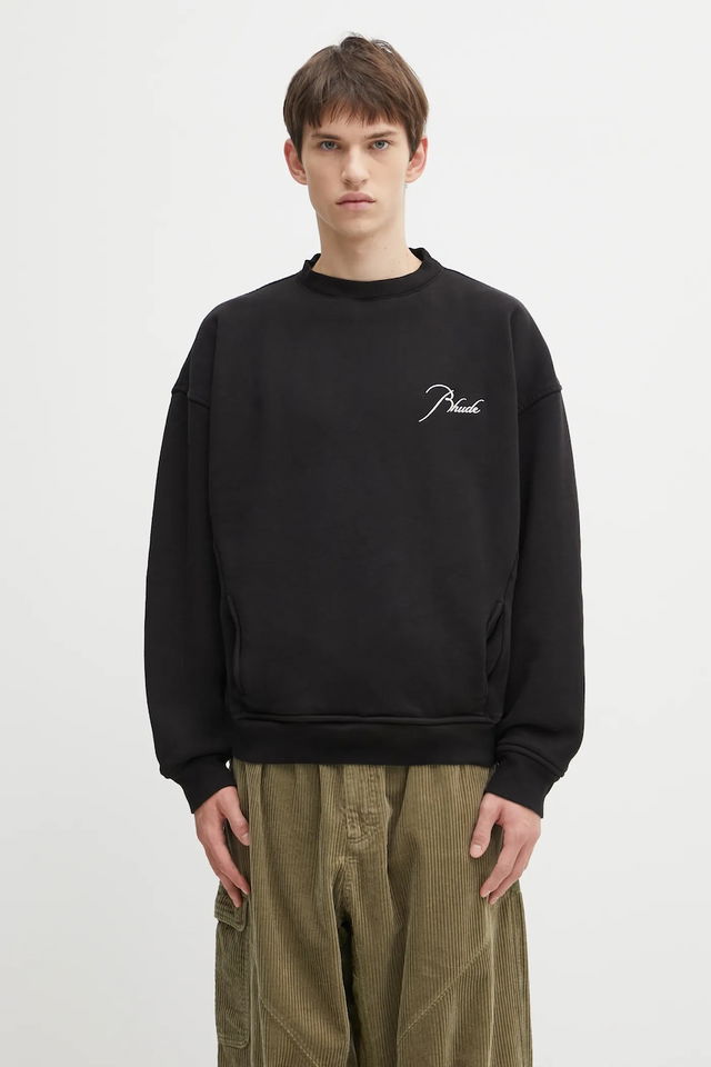 Classique Crewneck Script Logo Sweatshirt