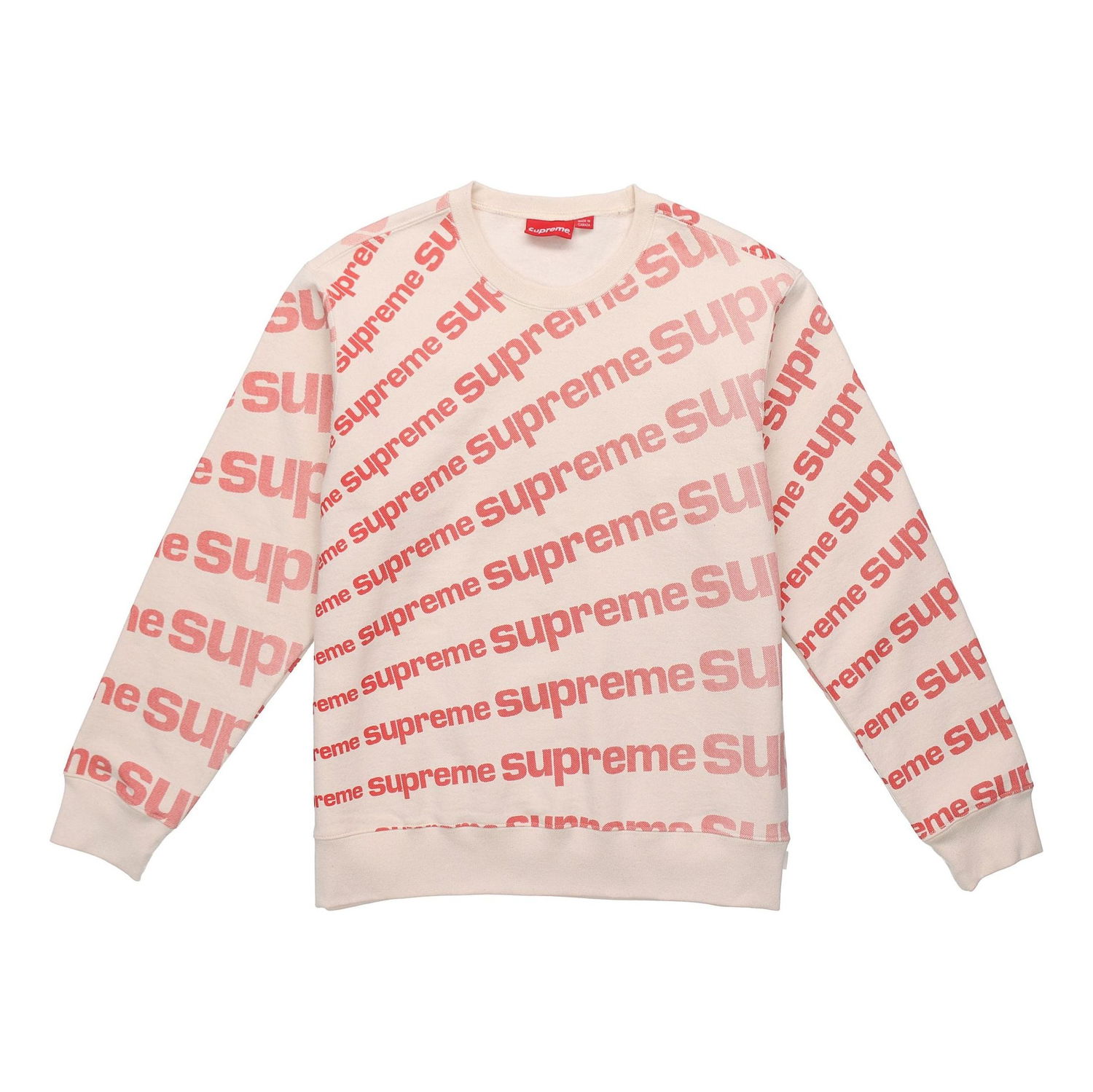 Пуловер Supreme Supreme SS20 Radial Crewneck Sweatshirt Бежово | SUP-SS20-100, 0