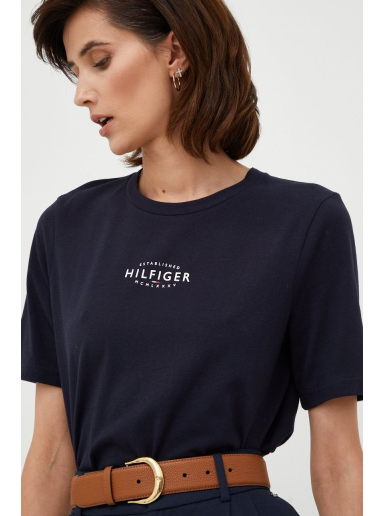 Тениска Tommy Hilfiger Tee Тъмно синьо | WW0WW35990.9BYY