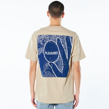 Тениска Pleasures Fertile Tee Бежово | P22SP046-SAND, 1