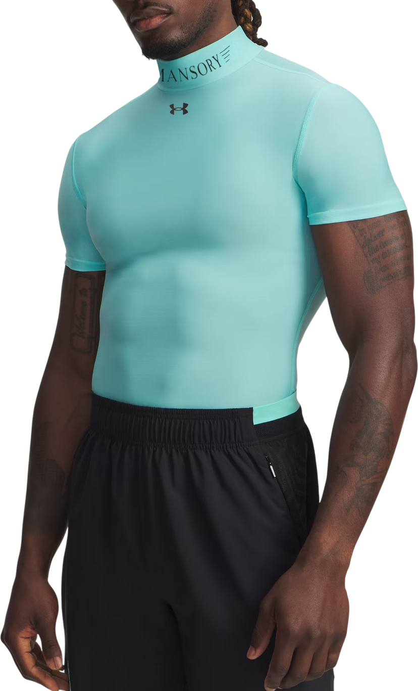 Тениска Under Armour Compression Mock Short Sleeve Mansory HeatGear® Тюркоазено | 6009091-425
