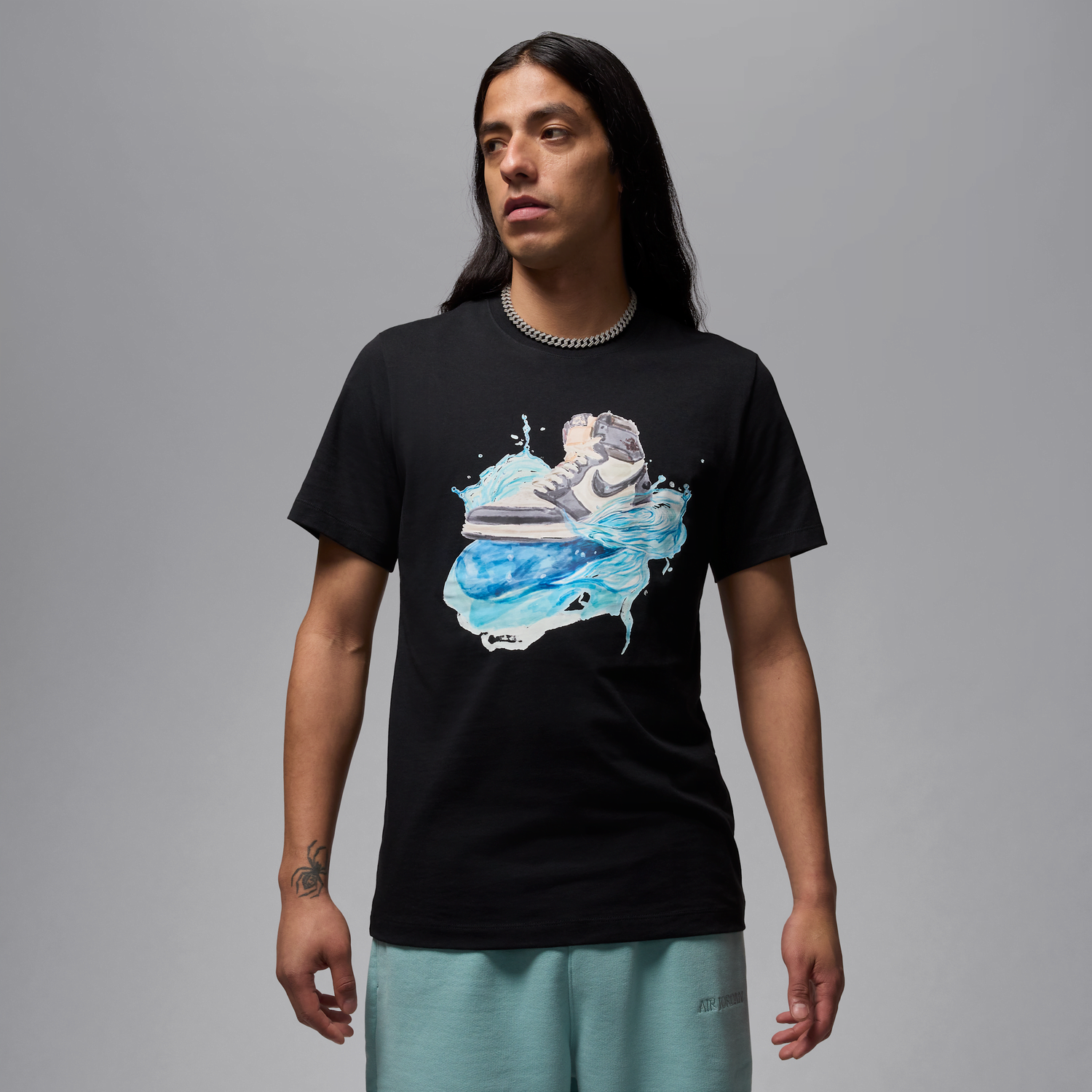 Тениска Jordan Jordan Flight Essentials AJ1 Short Sleeve T-Shirt Черно | IB3355-010, 0