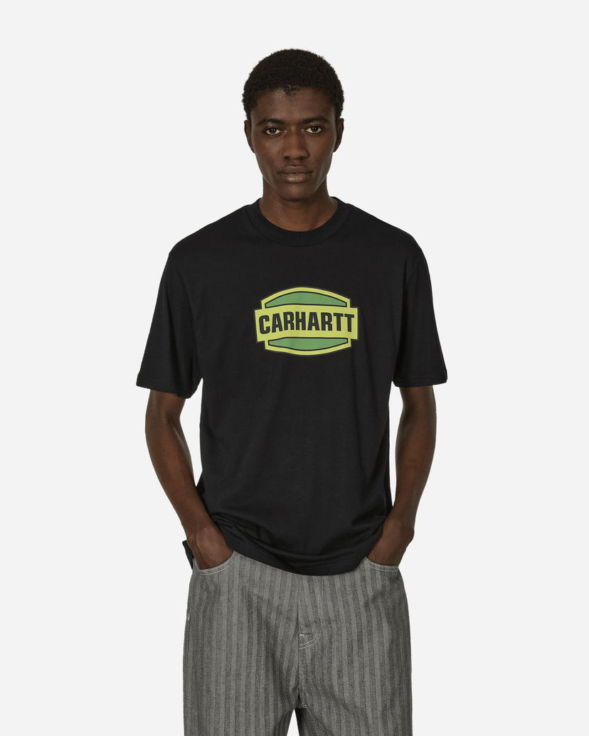 Тениска Carhartt WIP Press Script T-Shirt Черно | I033637 89XX