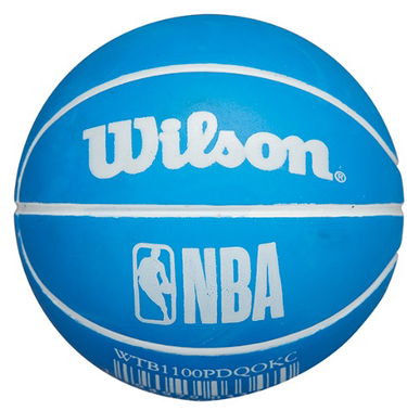 Спортна екипировка Wilson Tennis Dribblers Basketball Oklahoma City Thunder Синьо | wtb1100ok, 2