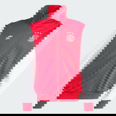 Яке adidas Performance Ajax Amsterdam Essentials Trefoil Jacket Червено | IL6044, 3
