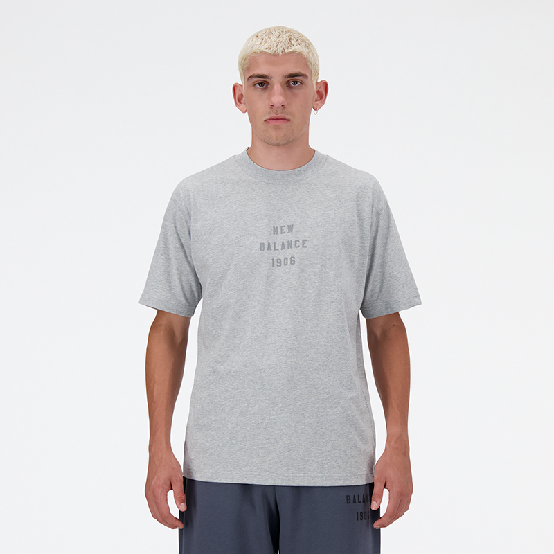 Тениска New Balance t-s Сиво | MT41519AG, 0