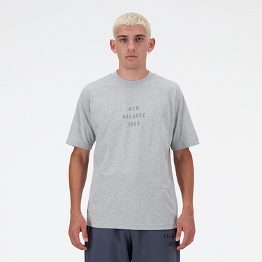 Тениска New Balance t-s Сиво | MT41519AG, 0