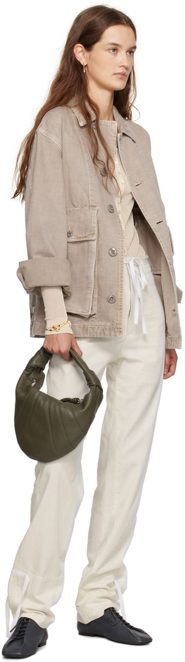 Дамска чанта LEMAIRE Mini Fortune Croissant Shoulder Bag Зелено | BG0125 LL0018, 3
