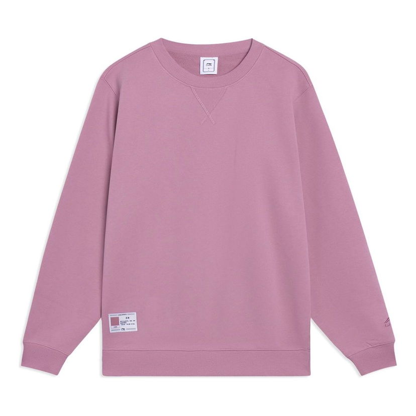 Пуловер Li-Ning Lifestyle Crew Neck Pullover Розово | AWDT073-9
