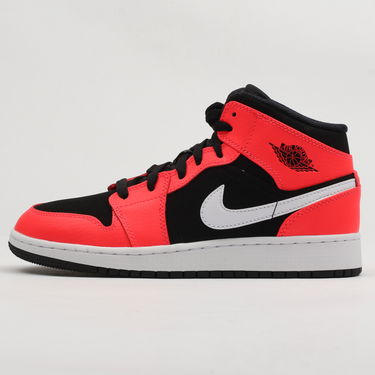 Кецове и обувки Jordan Air Jordan 1 Mid ''Infrared 23'' BG Червено | 554725-061, 0