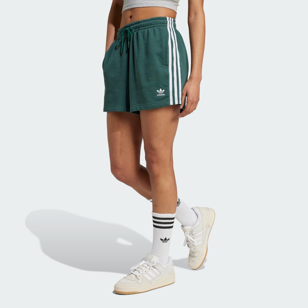 Къси панталони adidas Performance 3-Stripes French Terry Shorts Зелено | IY2156, 0