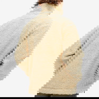 Яке Rains Kofu Full-Zip Stand Collar Teddy Fleece Jacket Бежово | 19940-24, 3