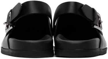Кецове и обувки Dolce & Gabbana Black Logo Mules Черно | A80402AQ765, 1