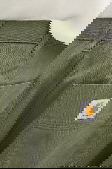 Панталони Carhartt WIP Albert Pant Pleated Wide-Leg Chinos Зелено | I034804.66702, 3