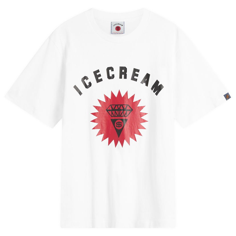 Тениска BBC IceCream Signet Logo T-Shirt Бяло | IC25492-WHT