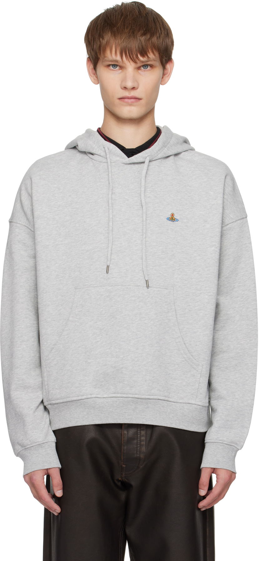 Суитчър Vivienne Westwood Vivienne Westwood Ashton Hoodie Сиво | 2I01000M-J006O-