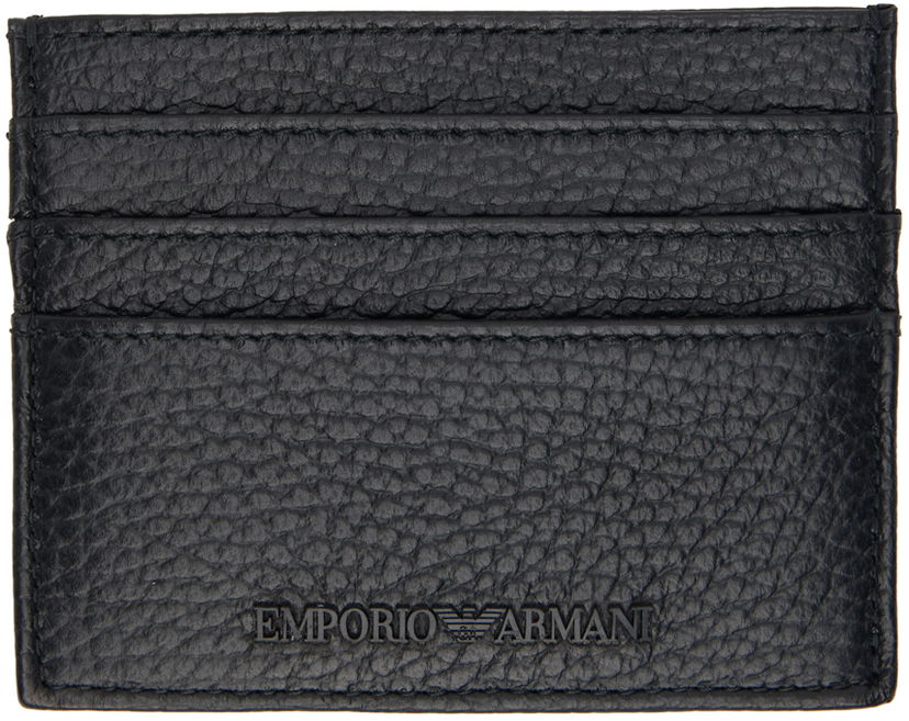 Портфейл Emporio Armani Bonded Card Holder Черно | Y4R173 Y068E