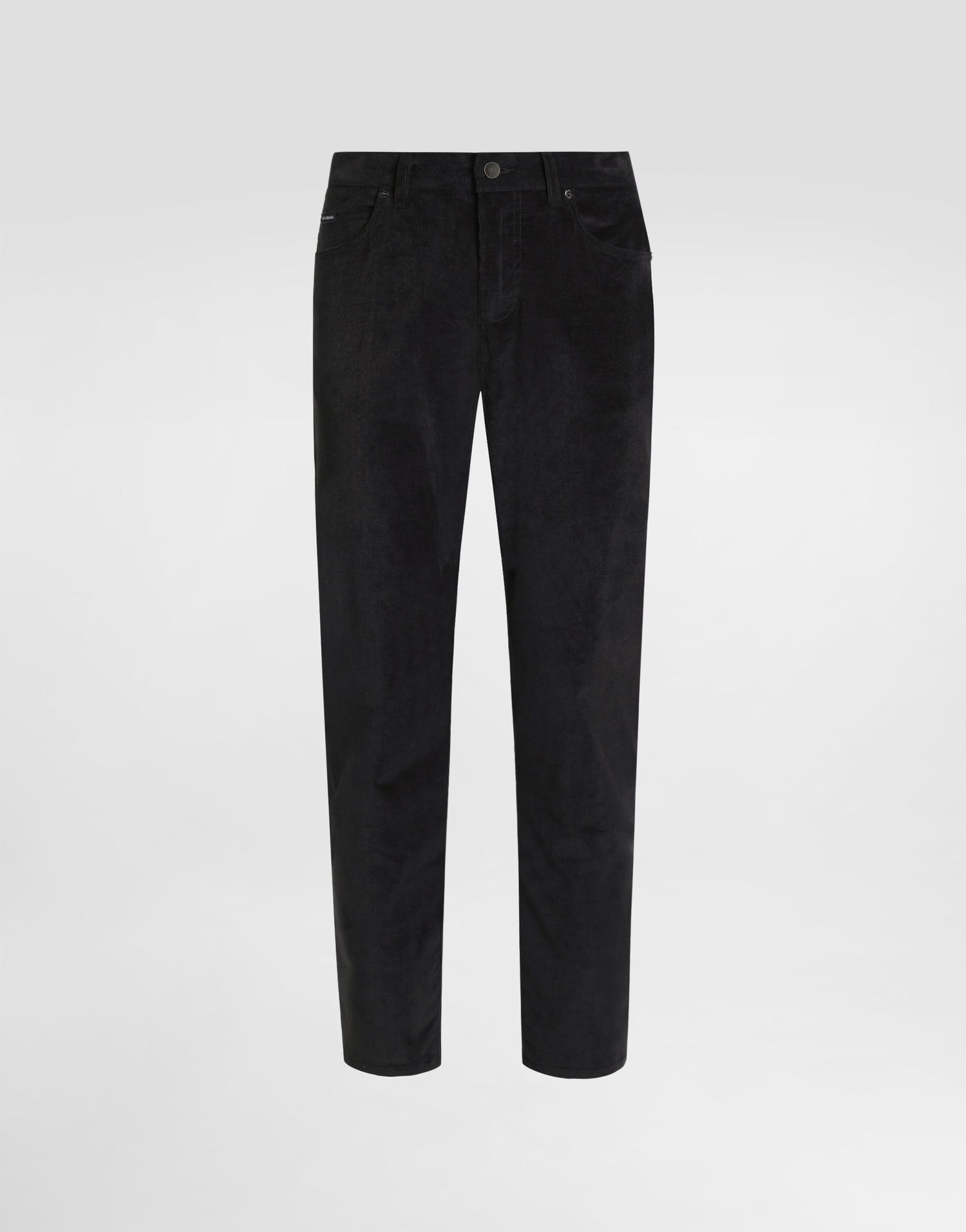 Панталони Dolce & Gabbana Dolce & Gabbana Cotton and Cashmere Regular Trousers Черно | GYJCCTGJ589N4032, 0