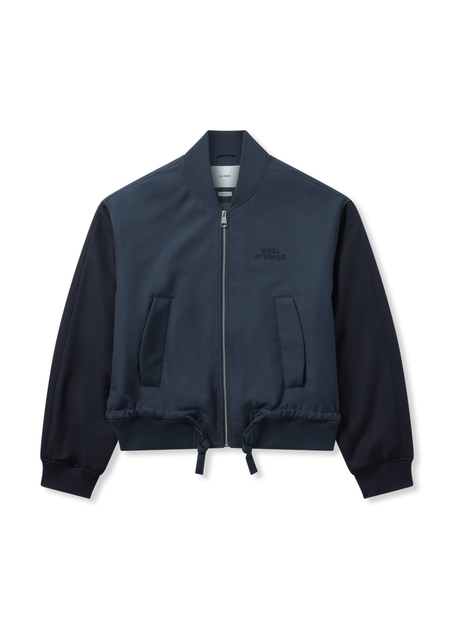 Archer Full-Zip Bomber Jacket with Drawstring Hem