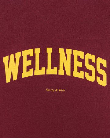 Суитчър Sporty & Rich Wellness Ivy Crewneck Бургунди | CR643ME, 1