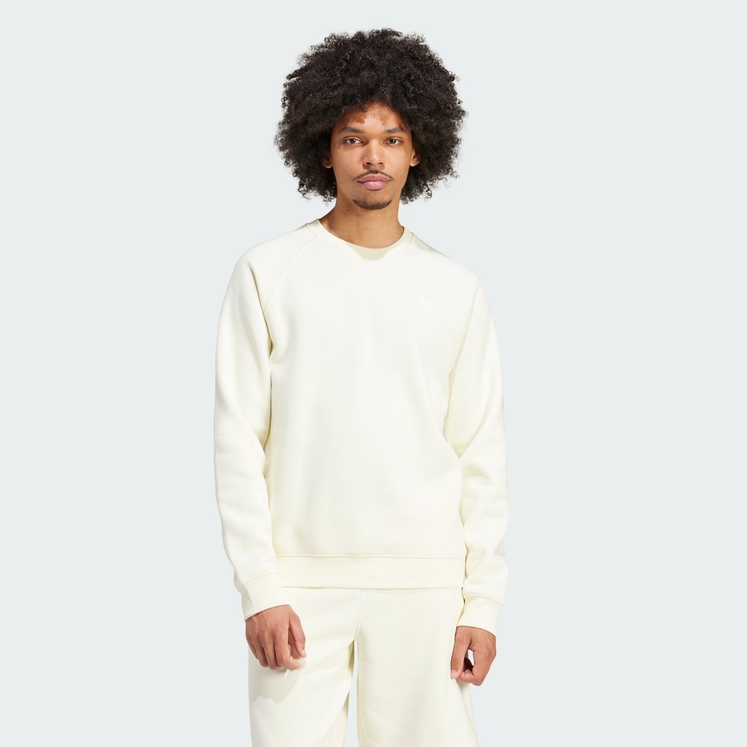 Пуловер adidas Performance Trefoil Essentials Sweatshirt Бежово | IR7779, 0