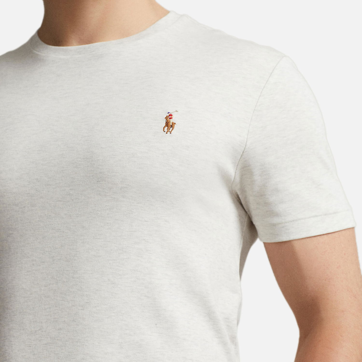Тениска Polo by Ralph Lauren Polo Ralph Lauren Weiches Custom-Slim-Fit T-Shirt - Бяло | 710740727016, 0