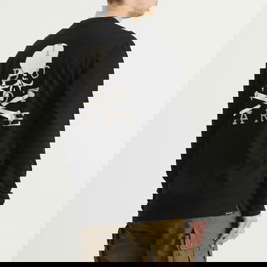 Тениска Mastermind WORLD MASTERMIND WORLD "I Do Not Care" Long Sleeve T-Shirt Черно | MW25S15-TS050-011, 3
