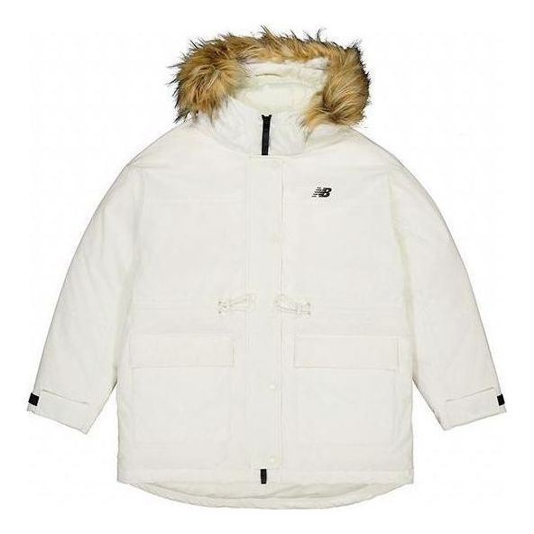 Яке New Balance Warm Mid-Down Jacket Бяло | AWJ33325-CIC