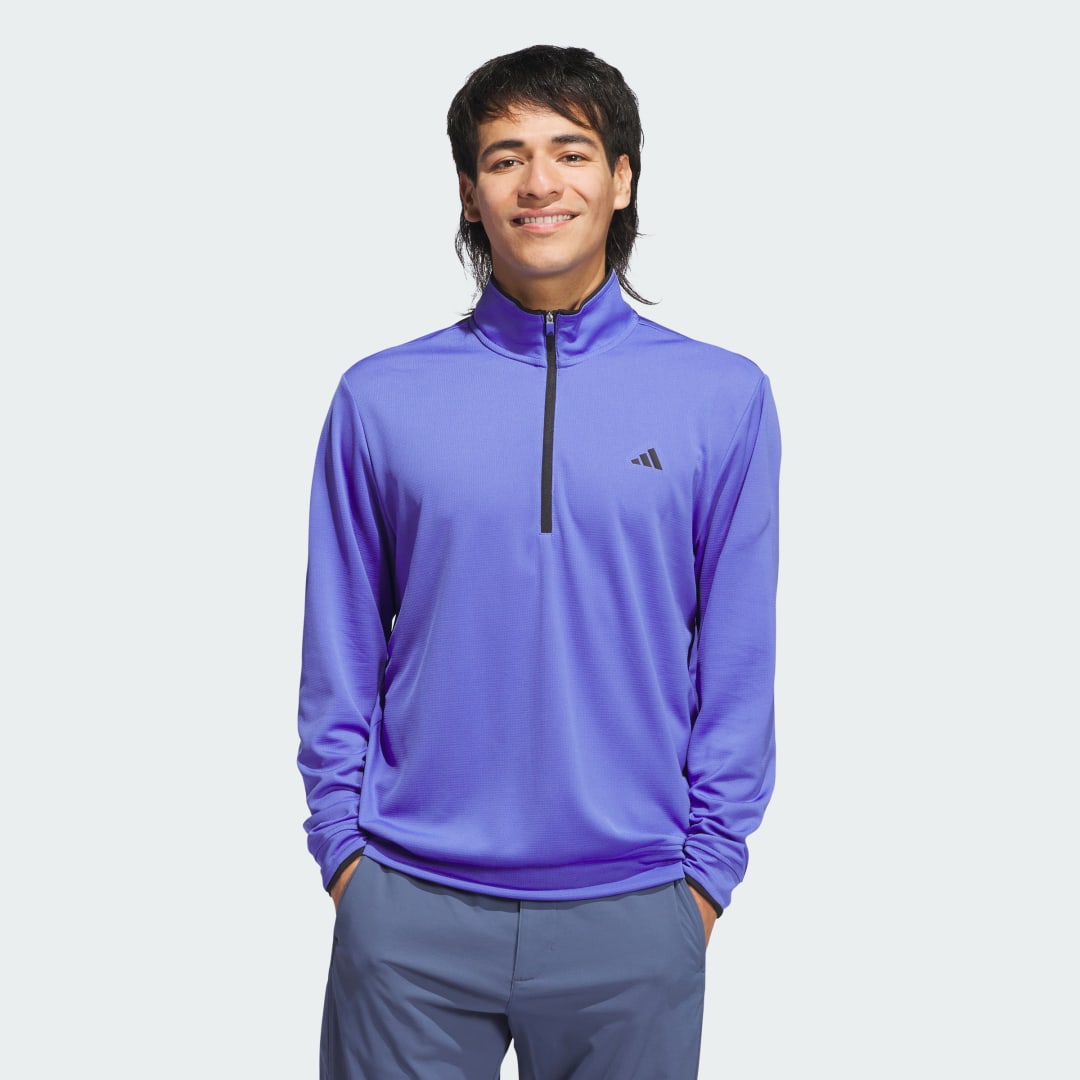Суитчър adidas Performance Top Lightweight Half-Zip Лилаво | IW2380, 0