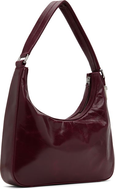 Дамска чанта BY FAR BY FAR Rhea Creased Leather Shoulder Bag Бургунди | MWBSB027CL034RD028PL, 2