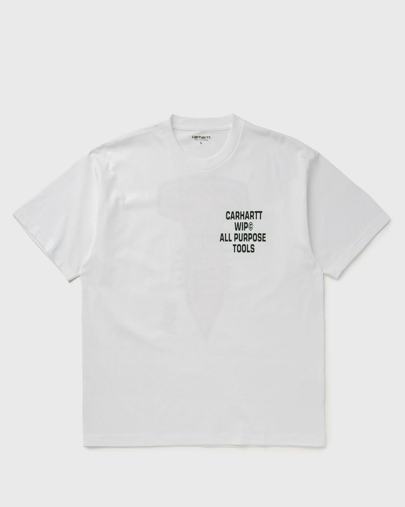 Тениска Carhartt WIP Cross Screw Tee Бяло | I033949-02.XX