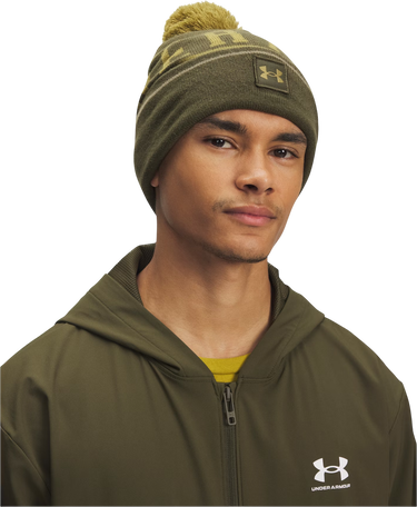Шапка Under Armour Halftime Pom Knit Beanie Зелено | 1386634-308, 2