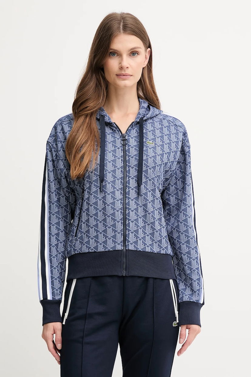 Суитчър Lacoste Lacoste Hooded Track Jacket Синьо | SF7606